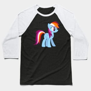 Lesbian Pride Rainbow Dash Baseball T-Shirt